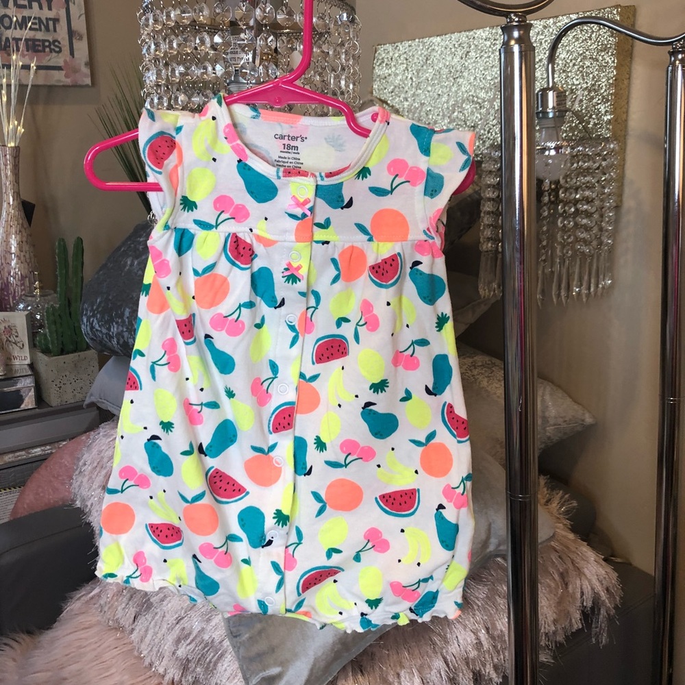 🍉🍇🍒Neon Fruit Onesie Romper🍒🍉🍇